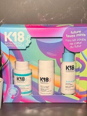 K18 Biomimetic Hairscience Mini Set Future Faves Repair Mask Prep NEW